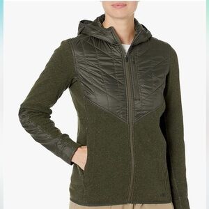 NWOT Outdoor Research Cyprus Hybrid Full Zip Hoody Green